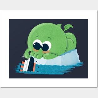 Cutethulhu Sinks The Titanic Posters and Art